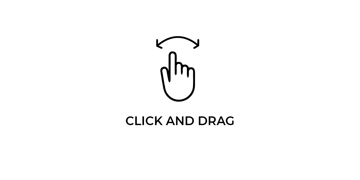 Click and drag